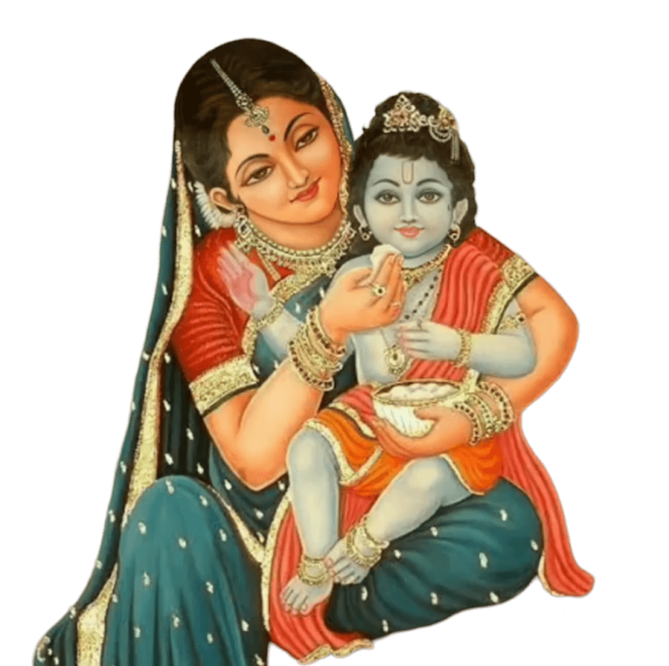Krishna Yashoda Png Free Pic