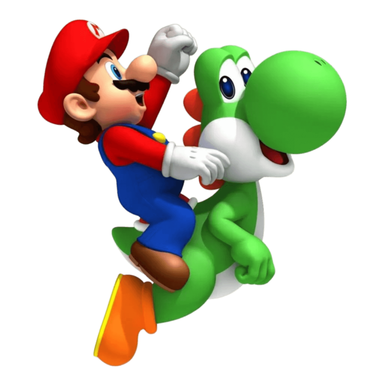 Super Mario Yoshi Png Cutout
