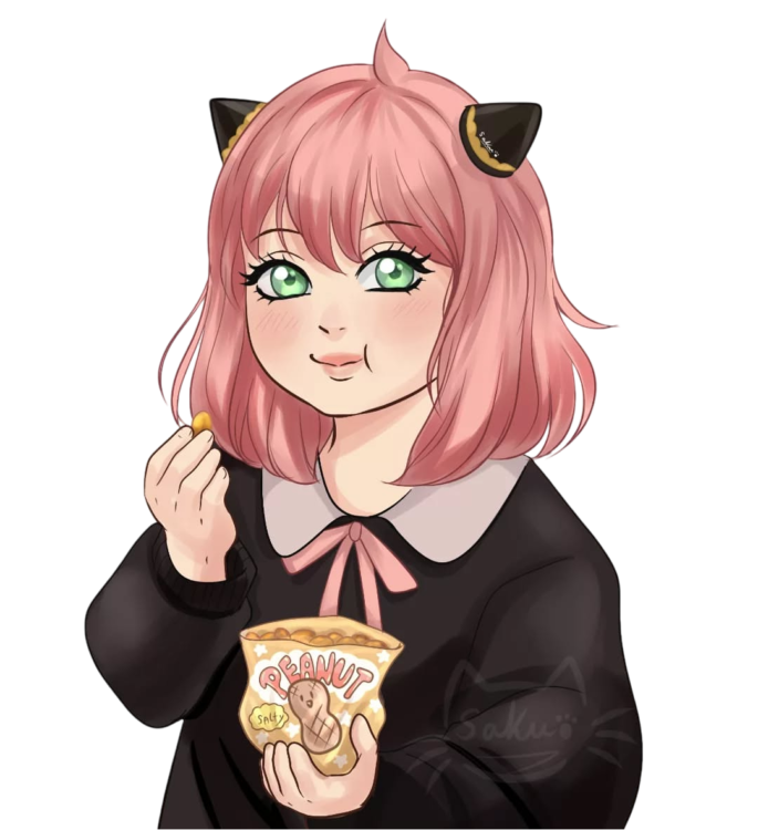 Chibi Anya Forger Png Free Stock Image