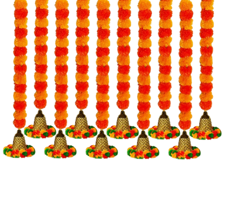 Toran Marigold Garland Png Photo