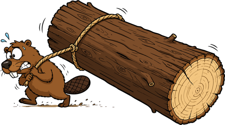 Cartoon Of A Beaver Png - free transparent PNG image, no background, HD download