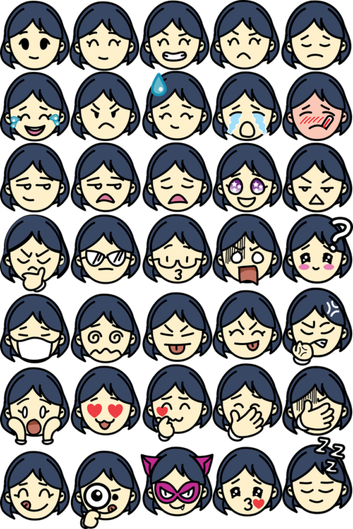 Girl Emoji Png - free transparent PNG image, no background, HD download
