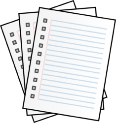 Lined Paper Png - free transparent PNG image, no background, HD download