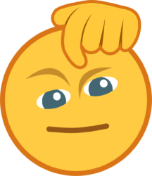 Scratching Head Emoji - free transparent PNG image, no background, HD download