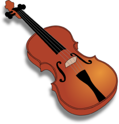 Violin Clipart - free transparent PNG image, no background, HD download