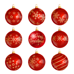 Christmas Balls Png - free transparent PNG image, no background, HD download