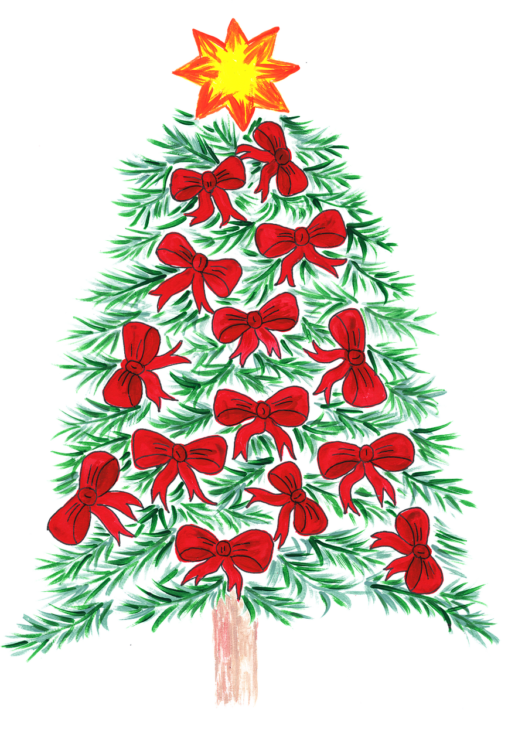 Christmas Tree Star Png - Free Transparent PNG Download