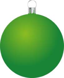 Green Christmas Ball Png - free transparent PNG image, no background, HD download