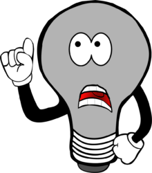 Light Bulb Cartoon - free transparent PNG image, no background, HD download