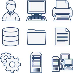 Network Computer Icon - Free Transparent PNG Download
